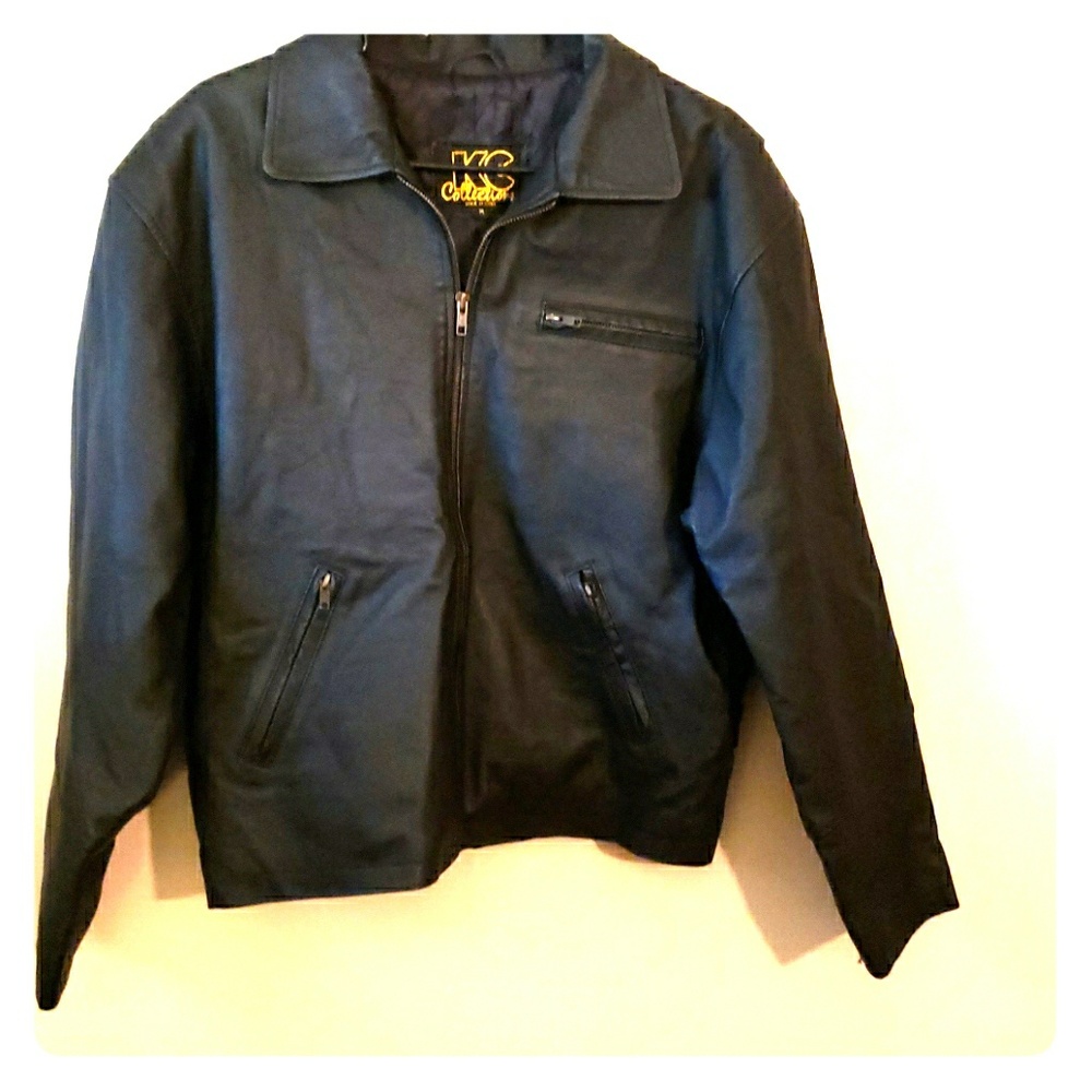 KC collections leather jacket